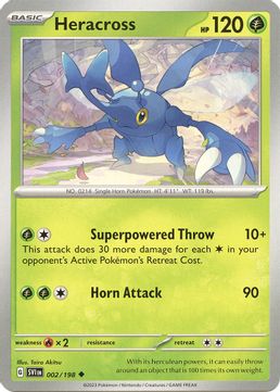 Heracross - 002/198 Reverse Holo
