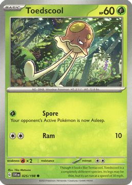 Toedscool - 025/198 Reverse Holo