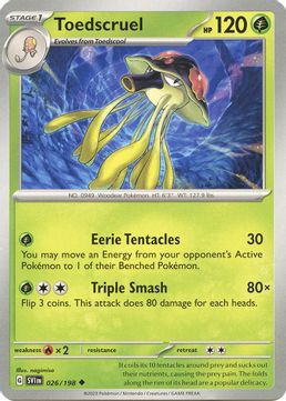 Toedscruel - 026/198 Reverse Holo