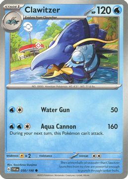 Clawitzer - 050/198 Reverse Holo
