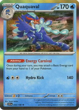 Quaquaval - 054/198 Reverse Holo