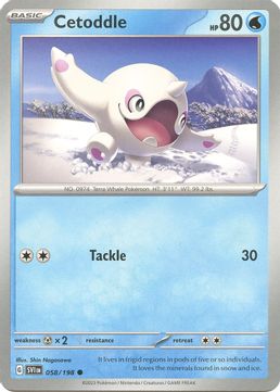 Cetoddle - 058/198 Reverse Holo