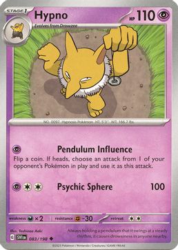 Hypno - 083/198 Reverse Holo