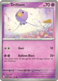 Drifloon - 089/198 Reverse Holo-Kantocards