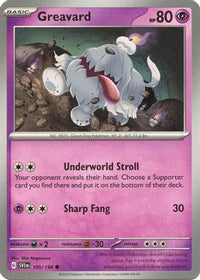 Greavard - 105/198 Reverse Holo-Kantocards