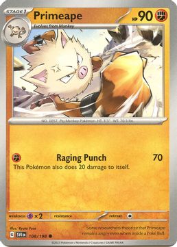 Primeape - 108/198