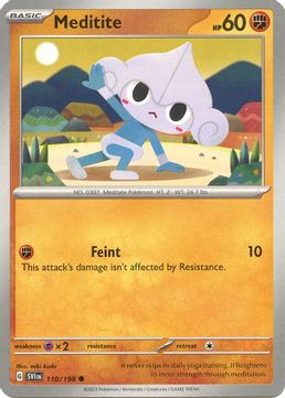 Meditite - 110/198 Reverse Holo