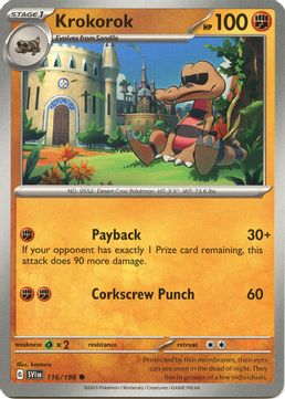 Krokorok - 116/198 Reverse Holo