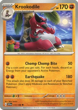 Krookodile - 117/198 Reverse Holo