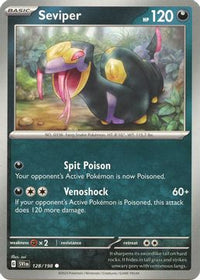 Seviper - 128/198 Reverse Holo-Kantocards