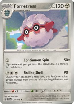 Forretress - 139/198 Reverse Holo