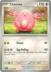 Chansey - 144/198 Reverse Holo-Kantocards