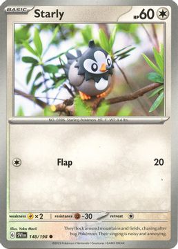 Starly - 148/198 Reverse Holo