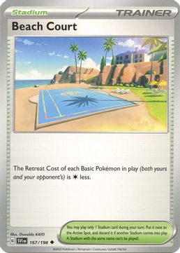 Beach Court - 167/198 Reverse Holo