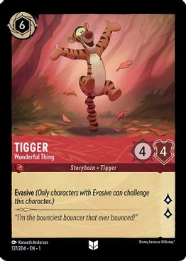 Tigger - Wonderful Thing  - 127/204 - Uncommon - Cold Foil
