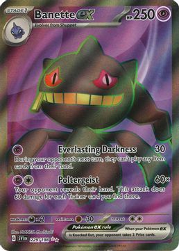 Banette ex - 229/198 - Ultra Rare-Kantocards