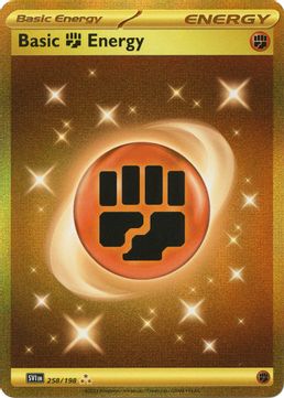 Basic Fighting Energy - 258/198 - Hyper Rare-Kantocards