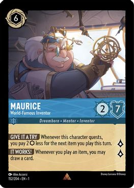 Maurice - World-Famous Inventor  - 152/204 - Rare