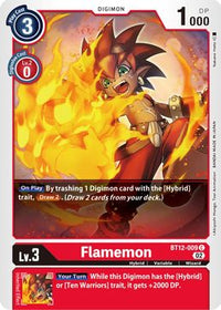 Flamemon BT12-009 C-Kantocards