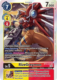 RizeGreymon BT12-042 R-Kantocards