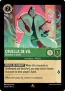 Cruella de Vil - Miserable as Usual - 72/204 - Rare - Cold Foil-Kantocards