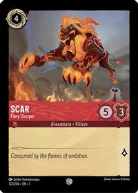 Scar - Fiery Usurper - 122/204 - Common - Cold Foil-Kantocards