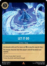 Let It Go - 163/204 - Rare - Cold Foil-Kantocards