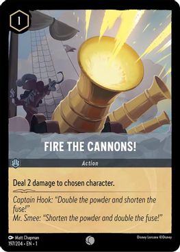Fire the Cannons!  - 197/204 - Common - Cold Foil