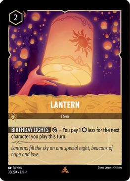 Lantern  - Rare - 33/204 - Cold Foil