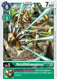 MetallifeKuwagamon BT12-053 C-Kantocards