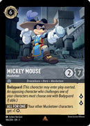 Mickey Mouse - Musketeer - 186/204 - Rare-Kantocards