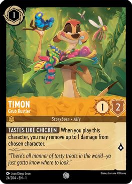 Timon - Grub Rustler  - Common - 24/204 - Cold Foil