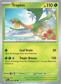 Tropius - 007/193-Kantocards
