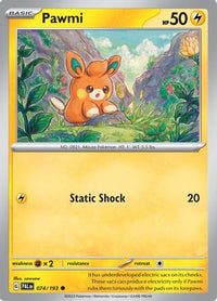 Pawmi - 074/193 (Reverse Holo)-Kantocards
