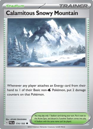 Calamitous Snowy Mountain - 174/193 (español)