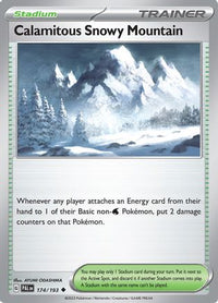 Calamitous Snowy Mountain - 174/193 (Reverse Holo)-Kantocards