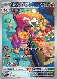 Crocalor Rarity Crocalor - 202/193 - Illustration Rare (ESPAÑOL) – Kantocards