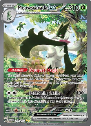 Meowscarada ex - 256/193 - Special Illustration Rare (español)