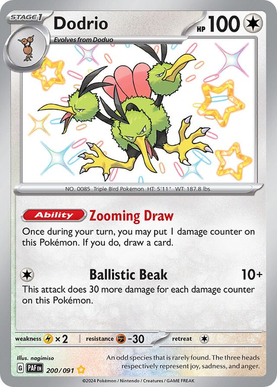 Dodrio 200/091 - Shiny Rare (ESPAÑOL)