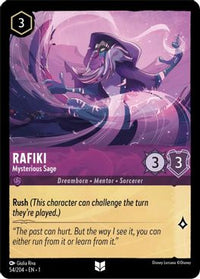 Rafiki - Mysterious Sage - 54/204 - Uncommon - Cold Foil-Kantocards