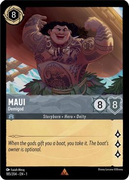 Maui - Demigod - 185/204 - Rare - Cold Foil-Kantocards
