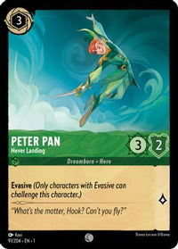 Peter Pan - Never Landing - 91/204 - Common - Cold Foil-Kantocards