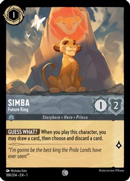 Simba - Future King  - 188/204 - Common