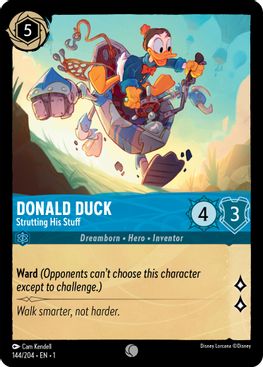 Donald Duck - Strutting His Stuff  - 144/204 - Common
