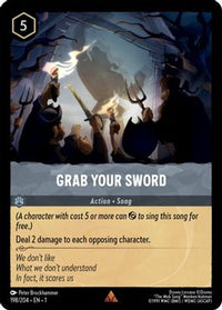 Grab Your Sword - 198/204 - Rare-Kantocards
