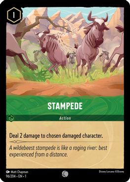 Stampede  - 96/204 - Common - Cold Foil