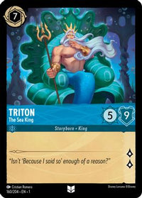Triton - The Sea King - 160/204 - Uncommon - Cold Foil-Kantocards