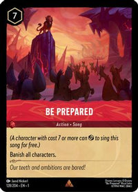 Be Prepared - 128/204 - Rare-Kantocards