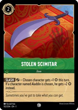 Stolen Scimitar  - 102/204 - Common