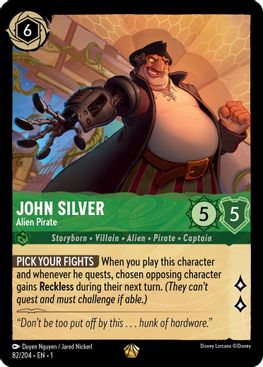 John Silver - Alien Pirate  - 82/204 - Legendary